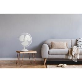 Ventilador de mesa OCEANIC - 40W - Diámetro 30 cm - 3 velocidades - Oscilante - Blanco Ventilador de mesa OCEANIC - 40W - Diámetro 30 cm - 3 velocidades - Oscilante - Blanco