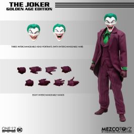 Mezco Toyz Figura The Joker Golden Age Edition DC Universe One:12 Collective 17cm con 28 Puntos de Articulación y Accesorios Precio: 110.49999994. SKU: B1HEMFZHAZ