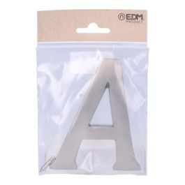 Edm Letra A Níquel Mate 10cm con Fijación Invisible