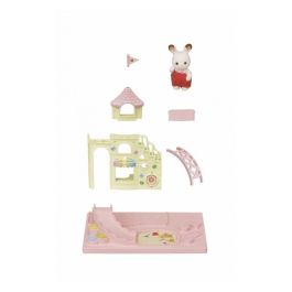 Sylvanian Families 5319 El Castillo del Bebé Conejo de Chocolate - Juego para Guardería y Jardín de Infantes