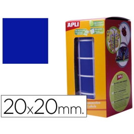 Apli Gomets Autoadhesivos Cuadrados 20x20 mm Azul Rollo 1770 Unidades Precio: 4.49999968. SKU: B1JC7KFDGC