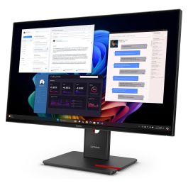 Lenovo Monitor T27UD-40 27" 4K UHD IPS USB-C, HDMI, DP, 100W Power Delivery, Antirreflectante, 6ms, Negro