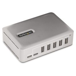 StarTech 10G5A2CS Hub USB-C de 7 Puertos, Autoalimentado, 10 Gbps, USB 3.2 Gen 2 Tipo-A y Tipo-C, Color Plata Precio: 161.49999954. SKU: B1D5FMKN2H