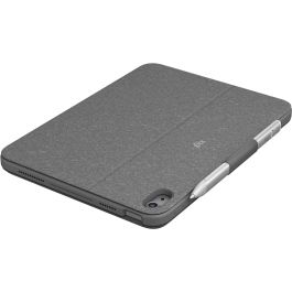 Logitech 920-011441 Combo Touch Teclado con Touchpad para iPad (2022) Gris Retroiluminado Smart Connector QWERTY US