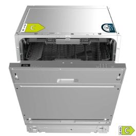 Cecotec Lavavajillas integrable 60 cm Bolero Aguazero 6500 Full-BI C 15 servicios acero