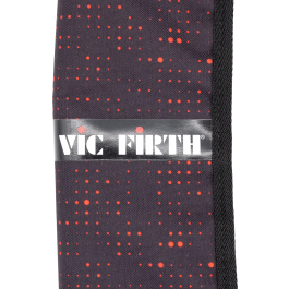 Vicfirth Funda Baquetas Vf Essential - Red Dot con Espacio para 4-5 Pares y Bolsillo Interior
