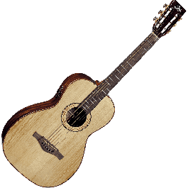 Guitarra Electro-Acustica Travel Marcopolo Parlor - Caoba
