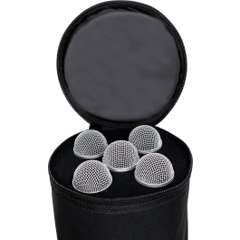 SBG Funda de Nylon para 5 Micrófonos y 3 Pies de Micrófono con Compartimentos Interiores, Dimensiones 112x25x20 cm