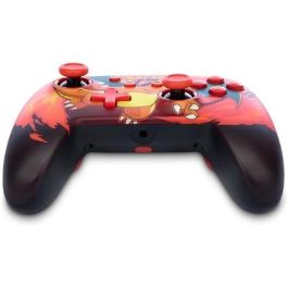 Power A Mando con Cable Nintendo Switch NSGP0040-02 Charizard Vortex, Diseño Mejorado y Botones Asignables, Compatible con Switch y Switch OLED