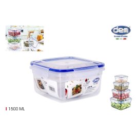 Fiambrera hermética cuadrada 1500 ml - Dem (12 Unidades) Fiambrera hermética cuadrada 1500 ml - Dem (12 Unidades) Precio: 25.4999998. SKU: B14TMPL3C6