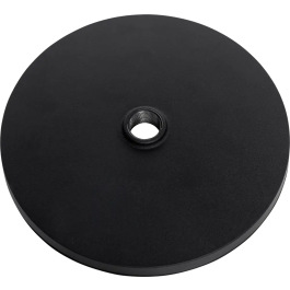 SBG Soporte De Micrófono Recto De Suelo Con Base Redonda 25Cm Ajustable 889-1625mm Negro Acero