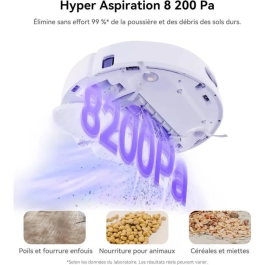 Narwal NAR6972075732565 Aspiradora Robot Freo X Ultra con Estación de Acoplamiento Todo en Uno y Potencia de 8200 PA