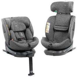 Babyauto BAB8435593702970 Silla de Coche Grupo 0/1/2/3 I-Size Isofix Giratoria Reclinable hasta 150 cm Gris