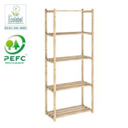 Astigarraga Estantería Natura de pino macizo 171x65x30 cm, 100% PEFC cert