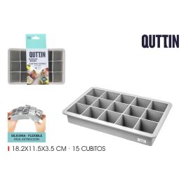 Cubitera Flexible de Silicona para 15 Cubitos - Quttin (24 Unidades) Cubitera Flexible de Silicona para 15 Cubitos - Quttin (24 Unidades)