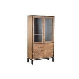 Vitrina Home ESPRIT Marrón Negro Teca Acacia 100 x 40 x 185 cm Precio: 900.69000021. SKU: B199PK85FX