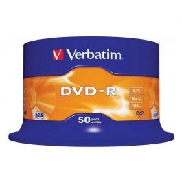 VERBATIM DVD-R 4.7Gb 16x Imprimible (Tarrina 50) Precio: 32.79000054. SKU: B1FJY6KQNA