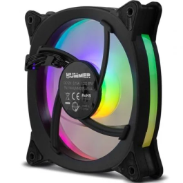 Nox NXHUMMERVFAN Ventilador V-FAN 12cm ARGB con Espejo Infinito