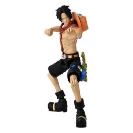 Bandai 36934 - Figura Articulada One Piece Anime Heroes Portgas D. Ace "Ace Puño de Fuego" 17 cm con 16 Puntos de Articulación