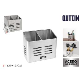 Quttin Bote Utensilios Inox 16 x 9 x 13 cm (12 Unidades)