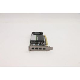Lenovo NVIDIA T600 graphics card, 4GB GDDR6 memory, 640 CUDA cores, 4 miniDP outputs, ideal for professional applications. Lenovo NVIDIA T600 graphics card, 4GB GDDR6 memory, 640 CUDA cores, 4 miniDP outputs, ideal for professional applications.