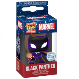 FUNKO Llavero Pocket POP Marvel Holiday Black Panther Precio: 8.49999953. SKU: B18EZ725AD