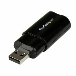 Tarjeta de Sonido Externa USB Startech ICUSBAUDIOB Negro Tarjeta de Sonido Externa USB Startech ICUSBAUDIOB Negro
