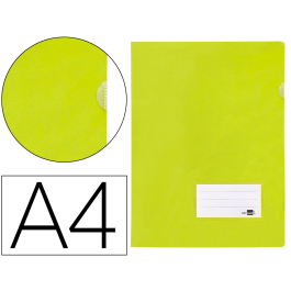 Liderpapel Carpeta Dossier A4 Uñero Amarillo Fluor Opaco Polipropileno 180 Micras Precio: 6.50000021. SKU: B1AZVTLJXG