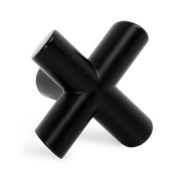 Pomo Zamak Equis 40X40 Acabado Cromo, Latonado, Negro, Blanco Mate, Negro Mate, Cobre Acabado Negro Mate Viefe Precio: 3.50000002. SKU: B149BGTMWZ