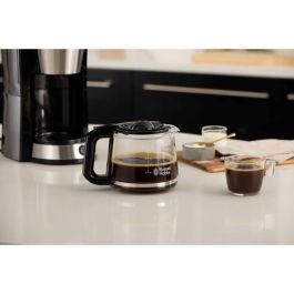 Cafetera - RUSSELL HOBBS - HEATON - 1,25 L - Negra / Acero inoxidable Cafetera - RUSSELL HOBBS - HEATON - 1,25 L - Negra / Acero inoxidable
