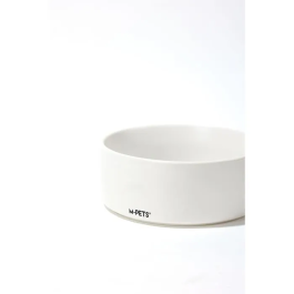 M Pets Cuenco Cerámica con Soporte Bambú 2x350ml OPERA Blanco MPE6953182749363