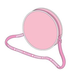 Cerdá Bolso 3D Stitch para Niñas, con Cremallera y Dimensiones 13 x 13 x 4 cm, Ideal para Niñas a partir de 3 Años