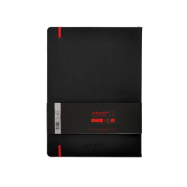 Antartik Cuaderno A4 Tapa Dura Hojas Puntos Negro y Rojo 100 Hojas 80gr FSC Antartik Notes