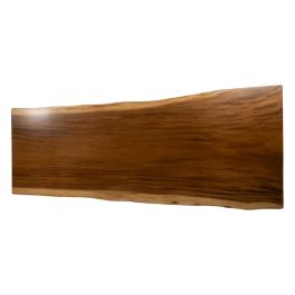 Mesa Comedor Natural Madera-Hierro Salón 200 X 80 X 80 cm