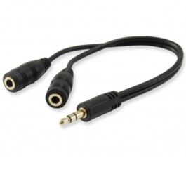 Equip Cable Audio Mini Jack 3.5 mm Macho a 2 Hembras, 130mm Precio: 4.68999993. SKU: B1KG96HW78
