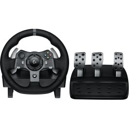 Logitech G920 Driving Force Volante de Carreras con Force Feedback, Compatible con Xbox One y PC, 941-000123