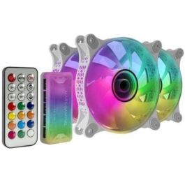 Mars Gaming MF-3DKITW Pack 3 Ventiladores 12cm ARGB Espejo Infinito 3D con HUB, Mando, Controlador Iluminado, Compatible PC Blanco Precio: 34.50000037. SKU: B129AWZZ48