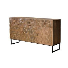 Giner y Colomer Aparador Industrial Madera Mango y Metal 3 Puertas 3 Cajones Precio: 1488.2879. SKU: B135VZAP5Y