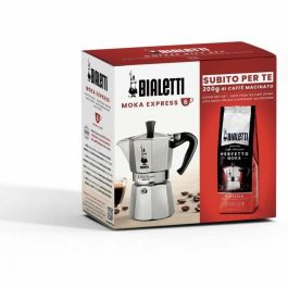 Cafetera italiana + 1 Café Perfetto Moka Classico - BIALETTI - MOKA - 6 tazas - 0,30 L - Paquete de 250 g - Plata Precio: 51.89000058. SKU: B13A6XXGCW