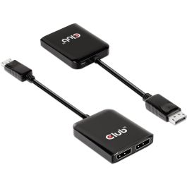 Club3D CSV-7220 Multi Stream Transport Hub DisplayPort a DP/HDMI 4K 60Hz - Adaptador de Vídeo USB