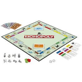 Monopoly Juego de Mesa Clásico Madrid. Incluye tablero, peones, tarjetas, cartas, casas y hoteles. Edades 8-99 años