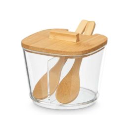 Azucarero Doble Tapa Bambu Kinvara 10X9CM (18 Unidades) Azucarero Doble Tapa Bambu Kinvara 10X9CM (18 Unidades)