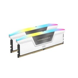 Corsair Memoria DDR5 Vengeance RGB 32GB (2x16GB) 6400MHz CL36-48-48 Blanco CMH32GX5M2B6400Z36W