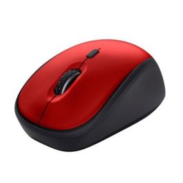 Trust Ratón Óptico Inalámbrico Yvi+ Eco con DPI Ajustable de 1600, para Oficina y Ergonómico para Mano Derecha, en Color Negro y Rojo Precio: 12.89000053. SKU: B17RHGA3RP