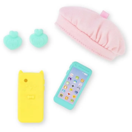 Corolle Muñeca Luna Fashion Week Paris 28 cm COR1697548024912 con 4 accesorios, aroma a vainilla, a partir de 4 años