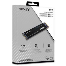 PNY CS2140 SSD Interno NVMe M.2 PCIe Gen3 x4 de 1 TB para PC de Sobremesa y Portátiles Gaming con Alta Velocidad y Rendimiento