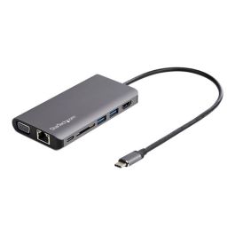 StarTech.com Adaptador Multipuertos USB-C con HDMI 4K, VGA, Ethernet Gigabit, Lector SD, 100W Power Delivery y 2 USB 3.0