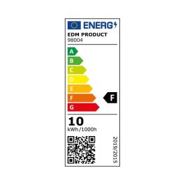 Edm Bombilla Dicroica LED GU10 10W (Eq. 68W) 932lm 3200K Luz Cálida 120° Ø5x6,4cm Clase F