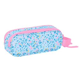 Portatodo Doble Vicky Martín Berrocal Paraíso Rosa Azul claro 21 x 8 x 6 cm