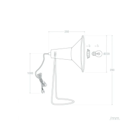 Kremenchuk Lámpara de Mesa SKD-T1013 Metal y Madera para Despacho y Dormitorio